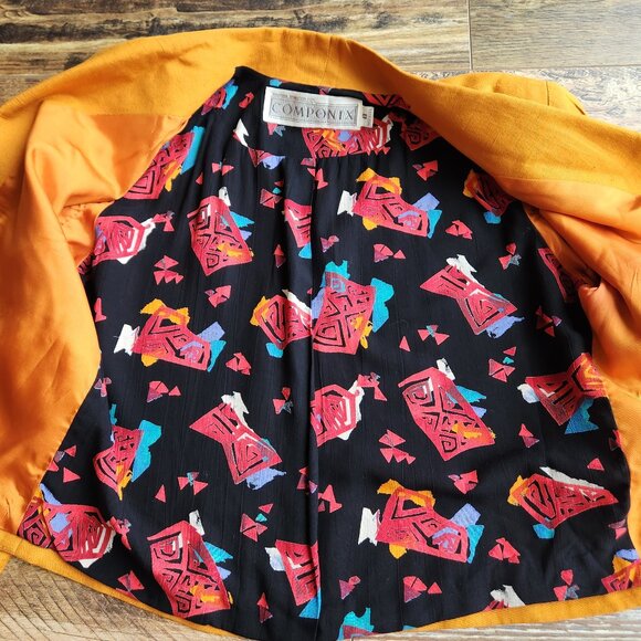 Vintage Marsha Brander for Componix Western Festival Jacket Fringe Orange - Picture 8 of 11